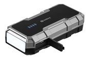 Powerbank - Sandberg Car Jumpstarter Powerbank 7200 1000 A Grey Black 400 A Light IP60 Strobe mode SOS mode - 7200 mAh - 421-52