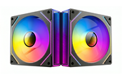 Wentylator obudowy - DUTZO INF 120 PWM ARGB (2-pack) - Wentylator obudowy - 120mm - Czarny ze światłem RGB - 29 dBA - 8501027