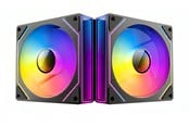 Wentylator obudowy - DUTZO INF 140 PWM ARGB (2-pack) - Wentylator obudowy - 140mm - Czarny ze światłem RGB - 28 dBA - 8501027