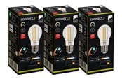 Inteligentny dom - EGLO E27 LED-Z MATTER A60 RGBW 7.5W 806lm clear - 3 pack - 8501072