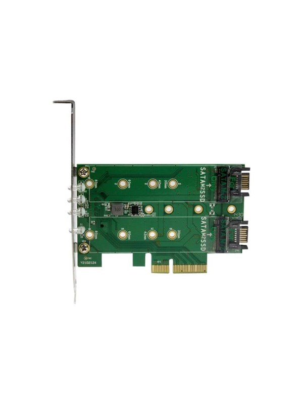 Фото - Жорсткий диск (HDD) Startech.com 3PT M.2 SSD Adapter Card - 1x PCIe  2x SATA M.2 PCIe 3.0 PEXM2SAT32N1 (NVMe)