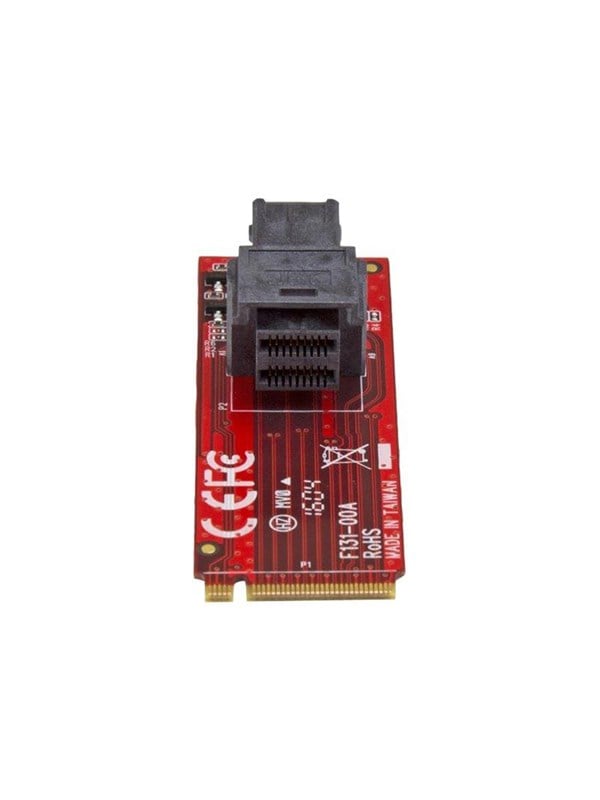 Фото - Жорсткий диск (HDD) Startech.com U.2 to M.2 PCI Express 3.0 x4 Host Adapter Card for 2.5" U.2 NVMe SSD - interfaceadapter - SAS - M.2 (SFF-8643)