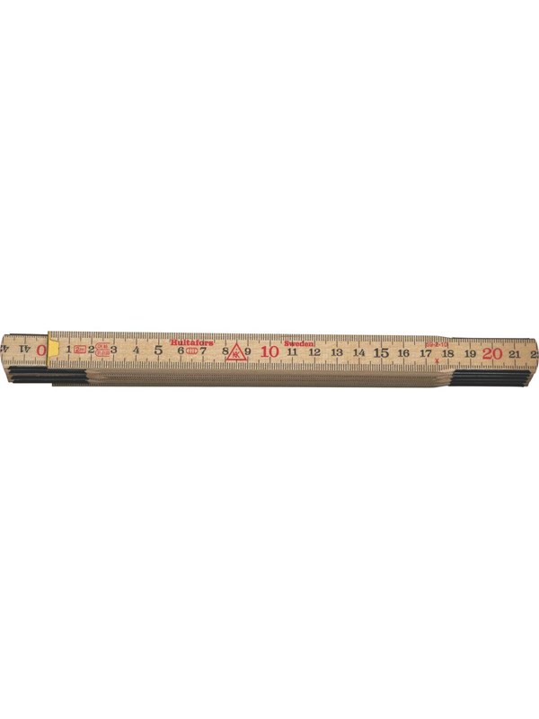 Zdjęcia - Akcesoria do narzędzi Hultafors Wooden folding ruler 2m 10 links 100004 