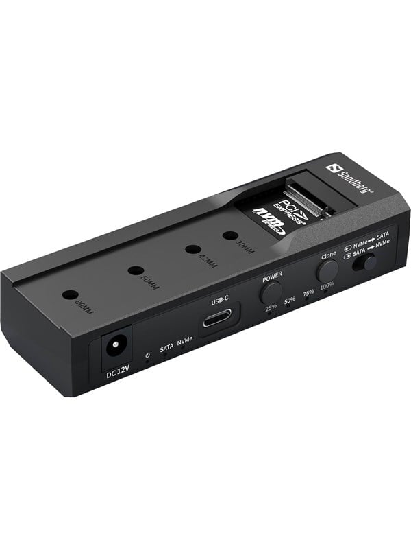 Фото - Кишеня для накопичувача Sandberg USB 3.2 Cloner and Dock for M2 + NVMe + SATA 136-49 