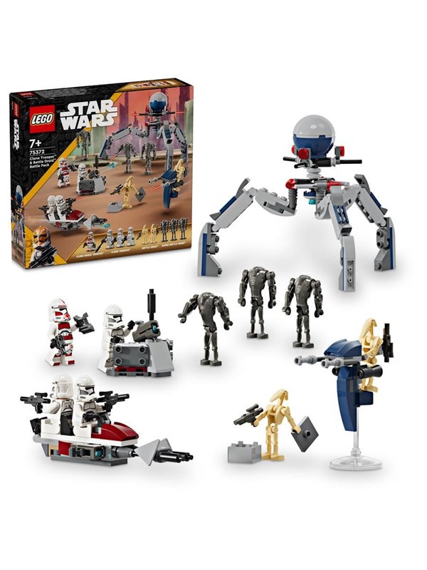 LEGO Star Wars 75372 Zestaw bitewny z żołnierzem armii klonów™ i droidem bojowym™