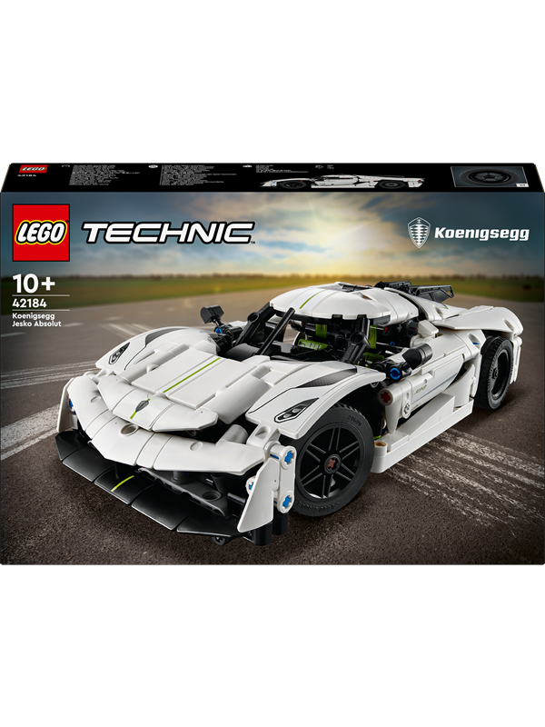 LEGO Technic 42184 Biały hipersamochód Koenigsegg Jesko Absolut
