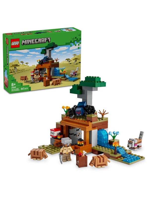 LEGO Minecraft 21269 Wyprawa do pancernikowej kopalni
