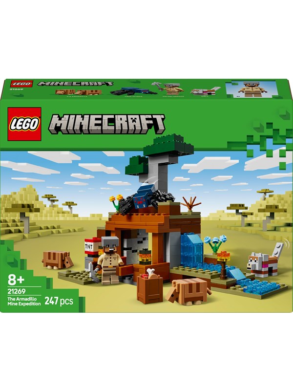 LEGO Minecraft 21269 Wyprawa do pancernikowej kopalni