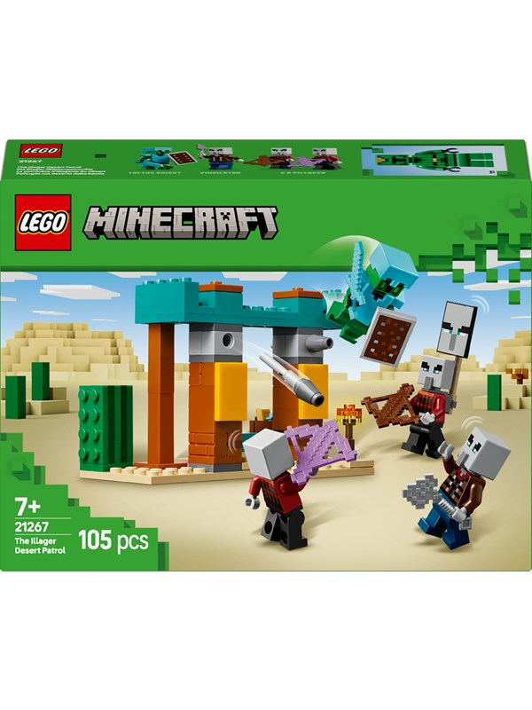 LEGO Minecraft 21267 Pustynny patrol złosadników
