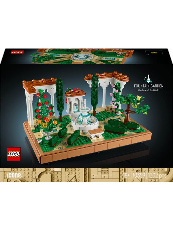 LEGO Icons 10359 Fontanna w ogrodzie