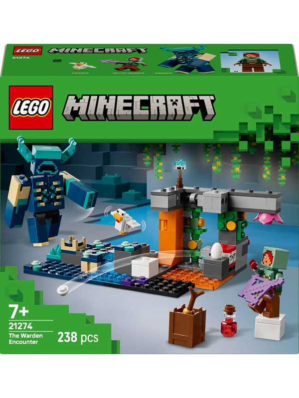 LEGO Minecraft 21274 Spotkanie ze strażnikiem