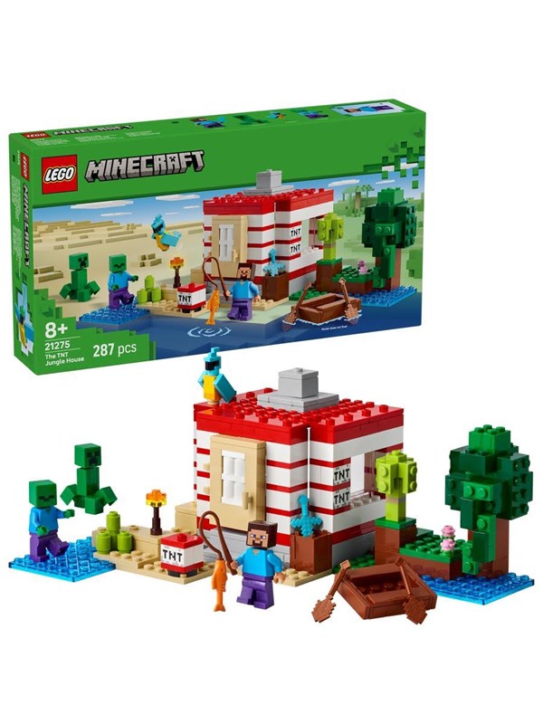 LEGO Minecraft 21275 Dom TNT w dżungli