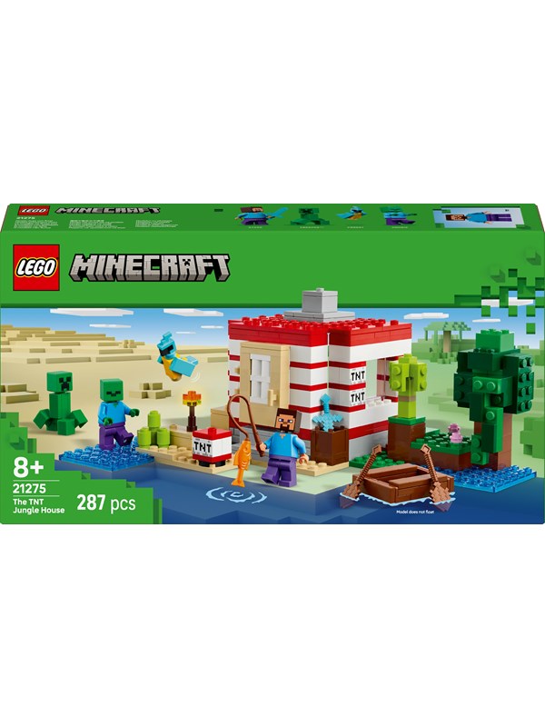 LEGO Minecraft 21275 Dom TNT w dżungli