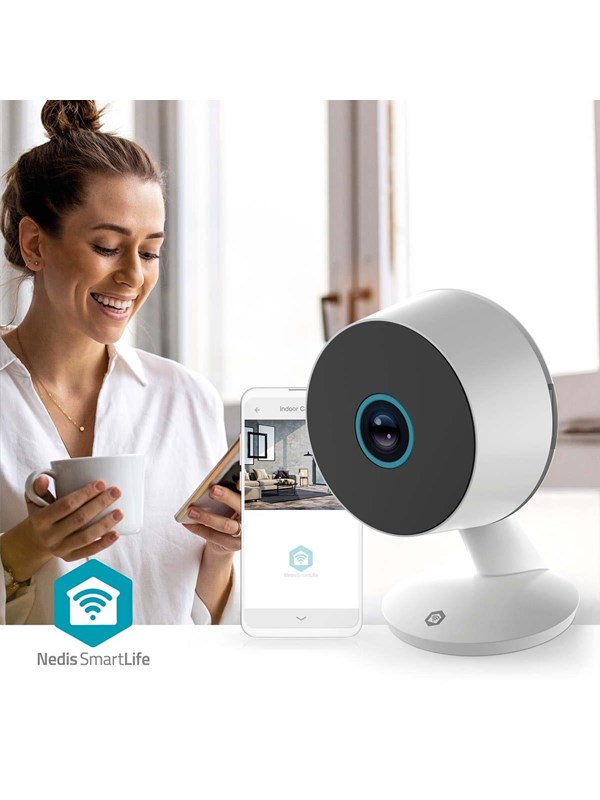 Zdjęcia - Pozostałe dla bezpieczeństwa Nedis SmartLife Indoor Camera Wi-Fi 3MP Full HD 1296p Cloud Storage (option) / microSD  / Onvif With motion se (not included)