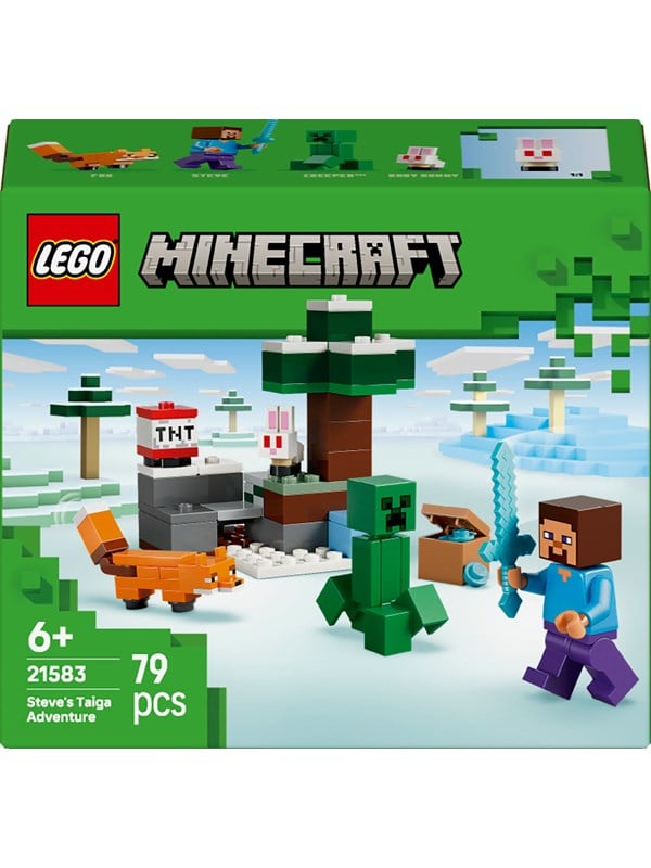 LEGO Minecraft 21583 Przygoda Steve’a w tajdze