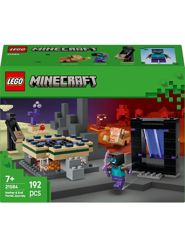 LEGO Minecraft 21584 Podróż przez portal Netheru i Kresu