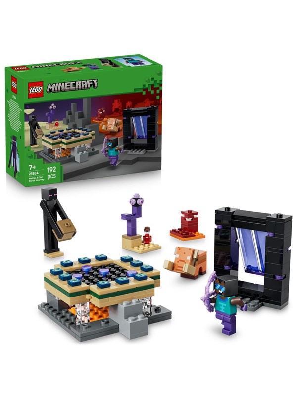 LEGO Minecraft 21584 Podróż przez portal Netheru i Kresu