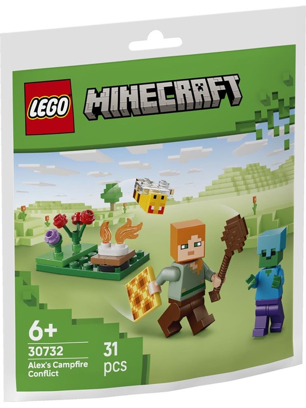 LEGO Minecraft 30732 Potyczka Alex przy ognisku