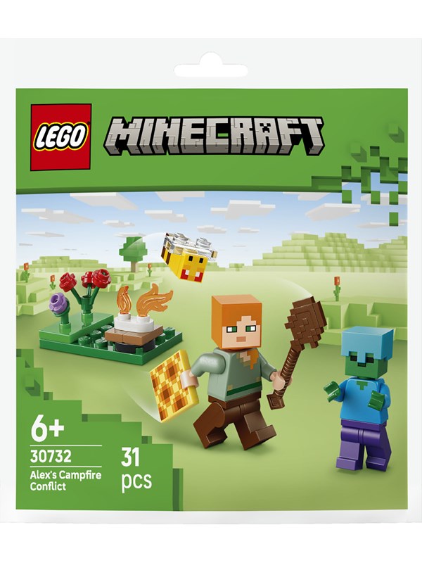 LEGO Minecraft 30732 Potyczka Alex przy ognisku
