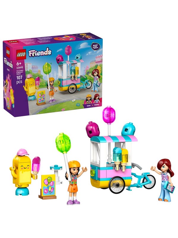 LEGO Friends 42692 Stoisko z lodami i balonami
