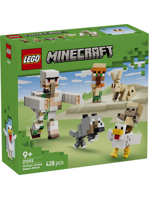 LEGO Minecraft 21592 Atak kurzego jeźdźca na pustyni