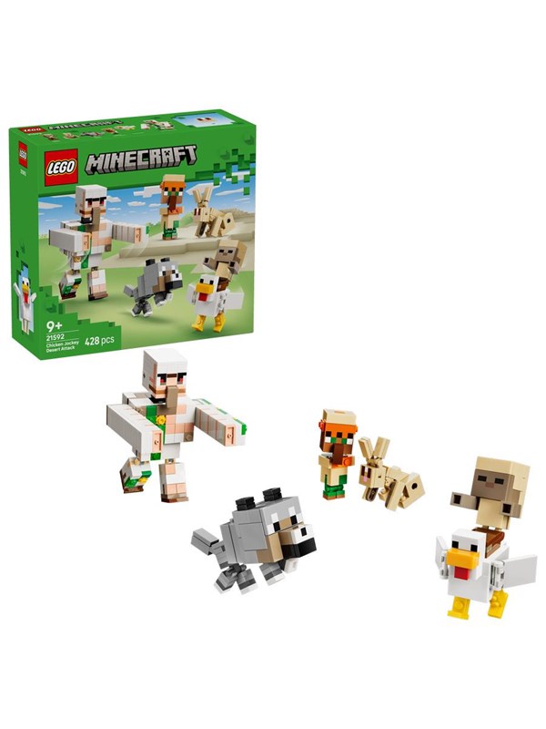 LEGO Minecraft 21592 Atak kurzego jeźdźca na pustyni