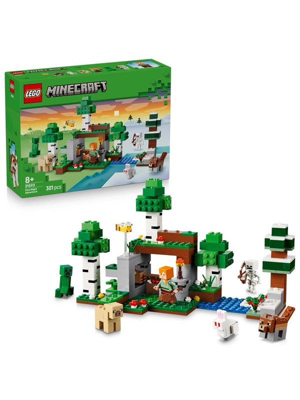 LEGO Minecraft 21593 Przetrwanie pierwszej nocy