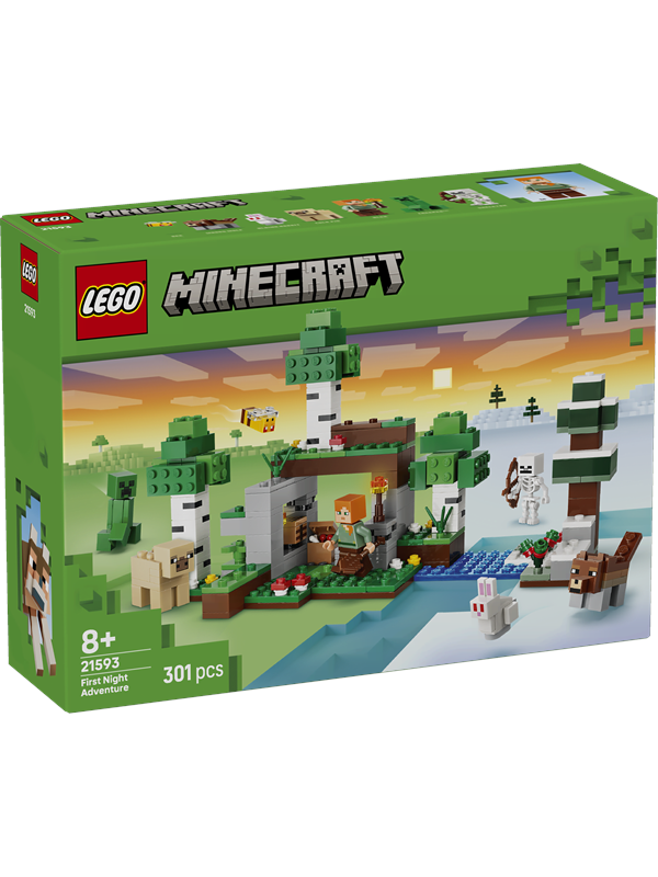 LEGO Minecraft 21593 Przetrwanie pierwszej nocy
