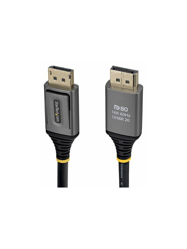 Zdjęcia - Kabel Startech.com StarTech - DisplayPort cable - DisplayPort to DisplayPort - 1 m Black DP21V-1M-DP80-CABLE 