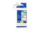 Papier, papier fotograficzny i etykiety - Brother Tape Sort tekst hvid tape 36mm - TZ-261
