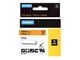 Papier, papier fotograficzny i etykiety - DYMO ® Rhino Industrial Tape 19 mm x 5.5m coloured vinyl black on orange - 18436