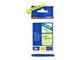 Papier, papier fotograficzny i etykiety - Brother TZEC31 / TZe-C31 Black on fluorescent Yellow Ribbon (12mm x 5m) - TZeC31
