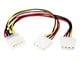 Kabel zasilajacy (wewnetrzny) - StarTech.com LP4 to 2x LP4 Power Y Splitter Cable - PYO2L