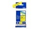 Papier, papier fotograficzny i etykiety - Brother TZE651 / TZe-651 Black on Yellow Ribbon (24mm x 8m) - TZE651
