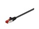 Kabel sieciowy - Pro LAN CAT 6 STP - Czarny - 0.25m - 4040849932151