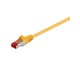 Kabel sieciowy - Pro LAN CAT 6 STP - Żółty - 7.5m - 4040849683046