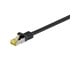 Kabel sieciowy - Pro LAN CAT 7 S/FTP - Czarny - 1m - 4040849915901