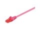 Kabel sieciowy - Pro LAN CAT 6 U/UTP - Różowy - 7.5m - 4040849952821