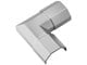 Zarzadzanie kablami - Pro Aluminium Cable Corner Silver - 4040849907807