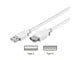 Kabel USB - Pro USB-A <-> USB-A - 0.3m - Biały - 4040849961960