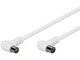 Kabel antenowy, zlacze - Pro Antenna cable angled 2x90° (IEC female/male) 80 dB - 1.5m - 4040849673535