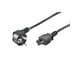 Kabel zasilajacy (wewnetrzny) - Pro Kabe zasilania C5 (Mickey Mouse) - Czarny - 90° - 1.8 m - PC-C5B-1-8M-B