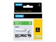 Papier, papier fotograficzny i etykiety - DYMO ® Rhino Industrial Tape 12 mm x 5.5m coloured vinyl white on green - 1805414