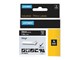 Papier, papier fotograficzny i etykiety - DYMO ® Rhino Industrial Tape 24 mm x 5.5m coloured vinyl white on black - 1805432
