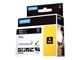 Papier, papier fotograficzny i etykiety - DYMO ® Rhino Industrial Tape 9 mm x 5.5m coloured vinyl white on black - 1805437