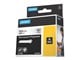 Papier, papier fotograficzny i etykiety - DYMO ® Rhino Industrial Tape 9 mm x 5.5m permanent polyester black on clear - 18508DMO