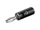 Kabel audio - Pro Banana Plug 4mm - Black - 4040849113734
