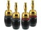 Kabel audio - ClickTronic Banana Plug (4-Pack) - 4040849525469
