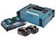 Akumulator i ladowarka - Makita 18v battery pack li-ion 2x5.0ah quick charger and a makpac s - 197629-2