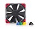 Wentylator obudowy - Noctua NF-F12 PWM chromax.black.swap - Wentylator obudowy - 120mm - Czarny - 22 dBA - NF-F12 PWM CH.BK.S